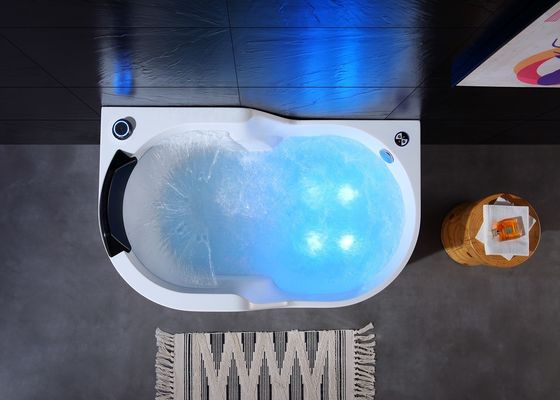 Λαδόδο Ακρυλικό Μονό μασάζ μπανιέρα 8 Whirlpool Jets Spa Steam Shower Συνδυασμός