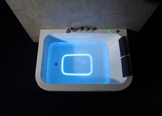 Ε-8012 Διπλός ορθογώνιος χειριστήρας πίνακα αφής μπάνιου για δύο άτομα