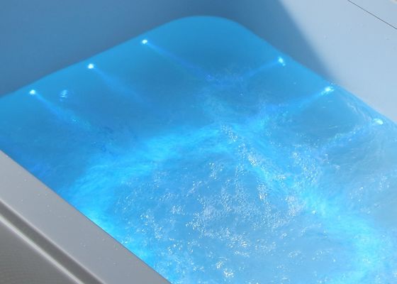 Ε-8012 Διπλός ορθογώνιος χειριστήρας πίνακα αφής μπάνιου για δύο άτομα