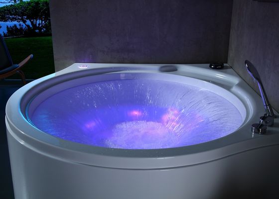 Ακρυλικό Whirlpool Γωνιακή μασάζ μπανιέρα με κύκλο καταρράκτη