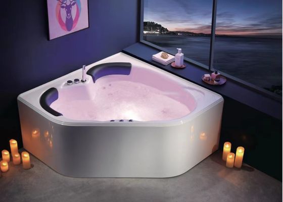 1500 χιλιοστών Σειρά διαμάντι Γωνία Whirlpool μπανιέρα για 2 άτομα