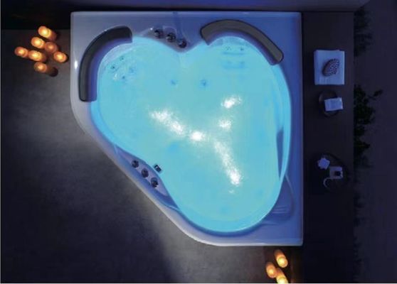 1500 χιλιοστών Σειρά διαμάντι Γωνία Whirlpool μπανιέρα για 2 άτομα