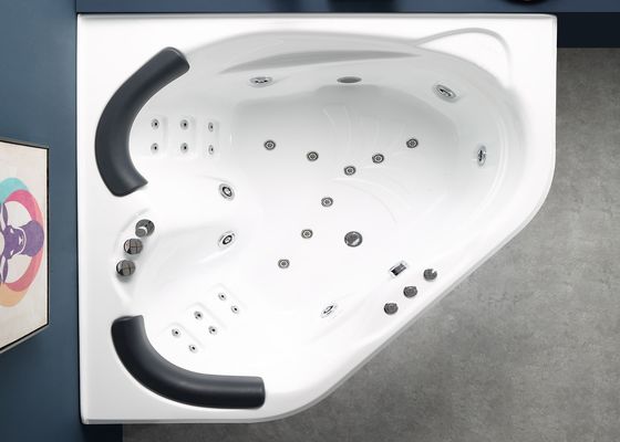 1500 χιλιοστών Σειρά διαμάντι Γωνία Whirlpool μπανιέρα για 2 άτομα