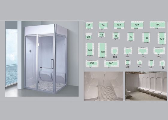 Σαούνα συνδυασμένη με ατμοθάλαμο για χρήση ξενοδοχείου με προσαρμογή