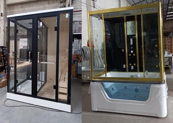 3KW ατμογεννήτρια σάουνα συνδυασμένο ατμοθάλαμο με ψηφιακό πίνακα ελέγχου